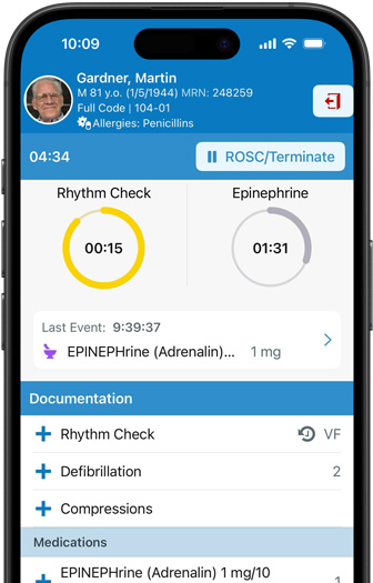 Un iPhone che mostra l’app Epic Rover.