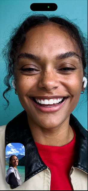 Pantalla de un iPhone 17 Pro que muestra la funcionalidad Encuadre Centrado para videos