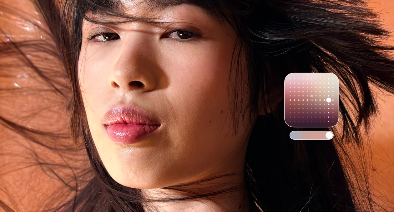 Fotografie a unei persoane realizată cu funcția Stiluri fotografice a camerei